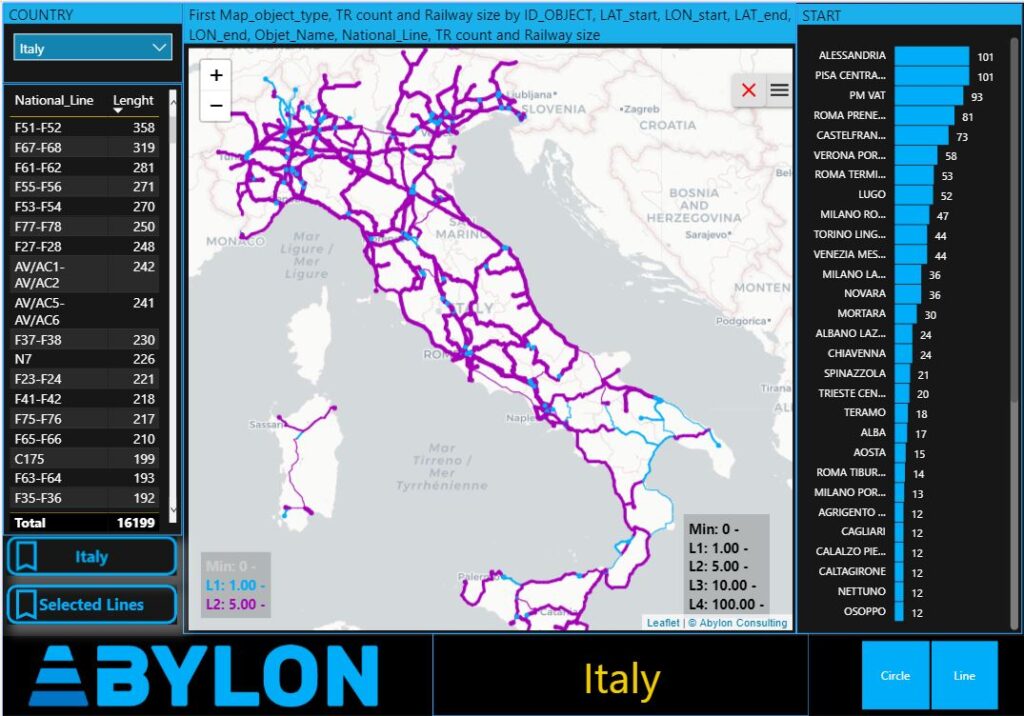 power bi custom map for railway