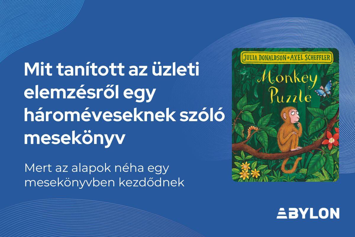 A majom mamája mesekönyv borító üzleti elemzés példával