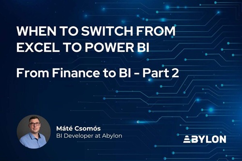 When to switch from Excel to Power BI guide by Abylon