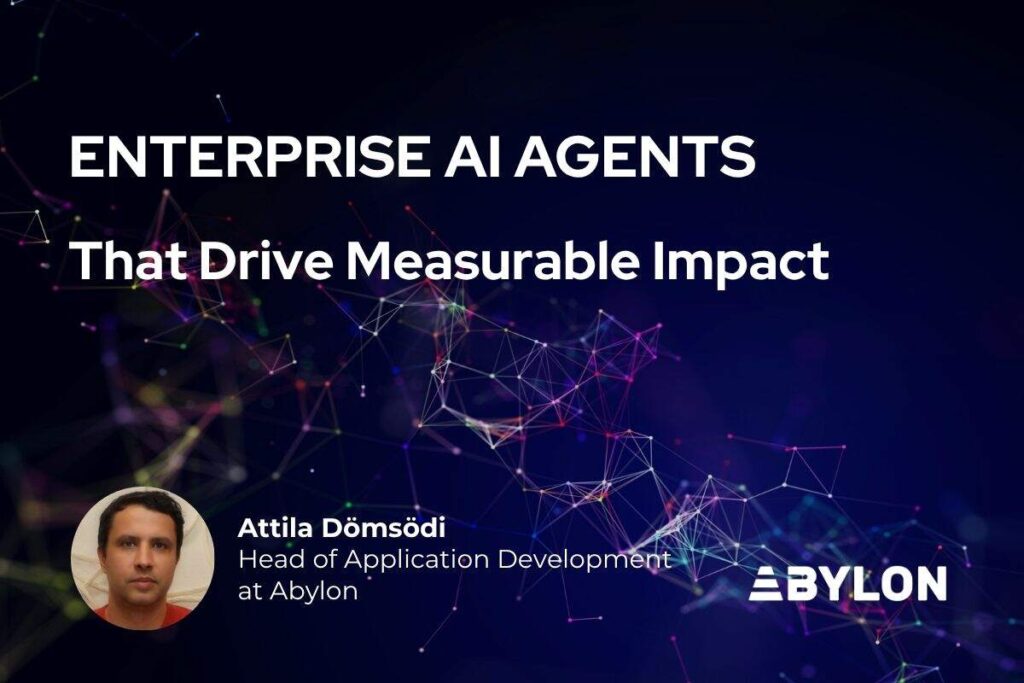 Enterprise AI agents delivering measurable business impact